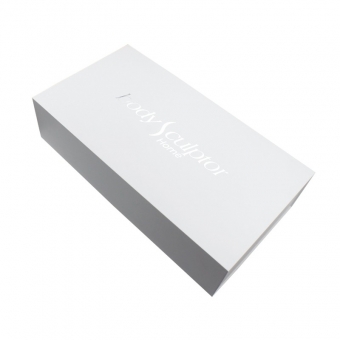White personalised magnetic gift box