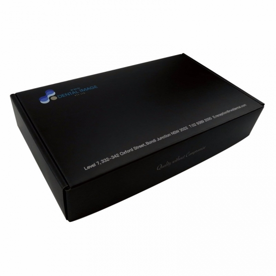 Custom Black  Electronic Products  Folding Shipping Boxes