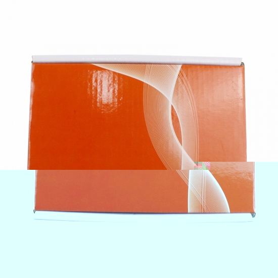 Custom glossy printing inside white paper corrugated boxes