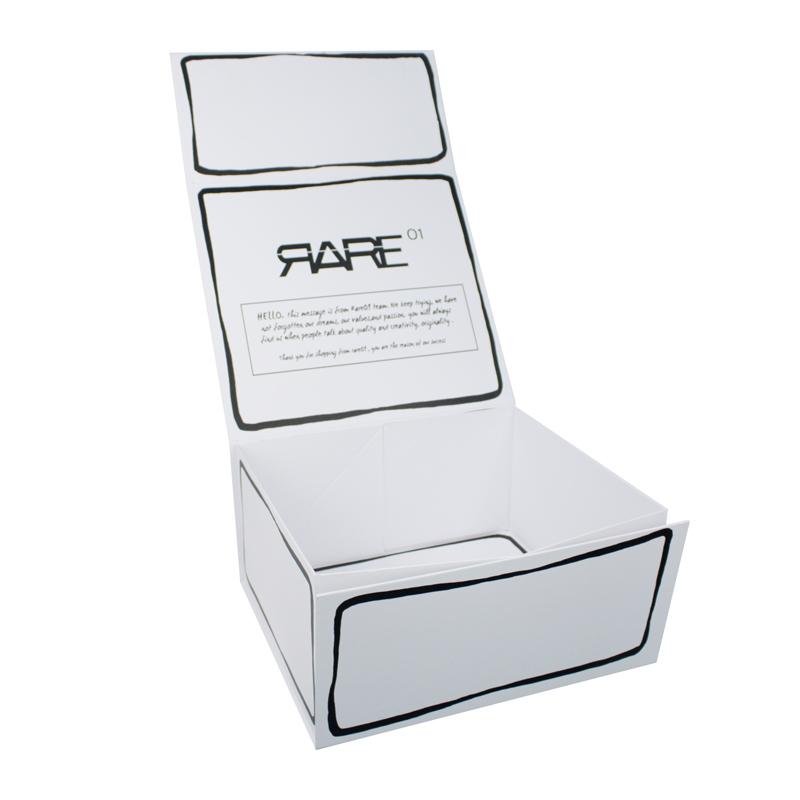 Collapsible Rigid Gift Box With Magnetic Closure