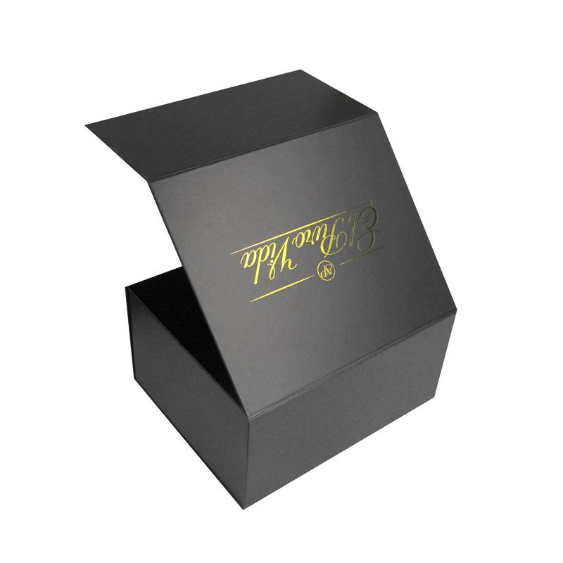 large flat pack gift folding boxes with magnetic closure