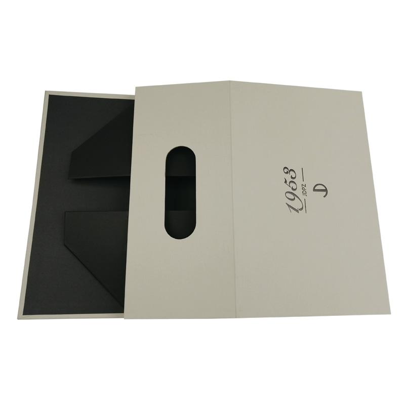 foldable packaging boxes with magnetic flap