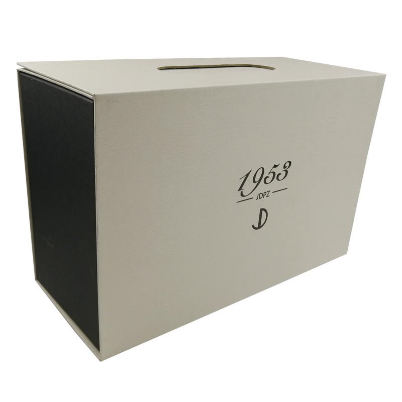 foldable packaging boxes with magnetic flap