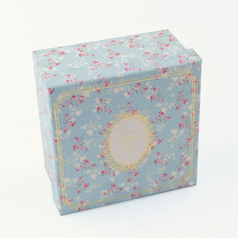 Flower Custom Logo Paper Bottom Box