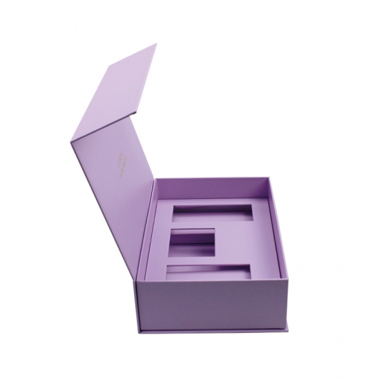 Purple luxury magnetic gift boxes
