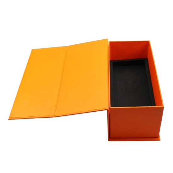 Orange Magnetic Closure Boxes Wholesale