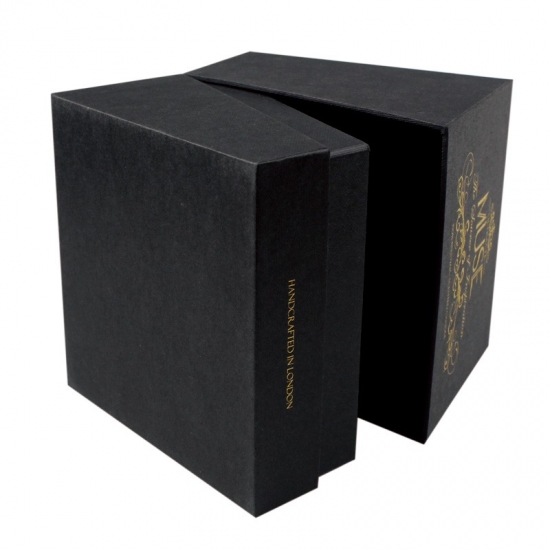 Luxury Candle Boxes Wholesale Black clamshell candle box