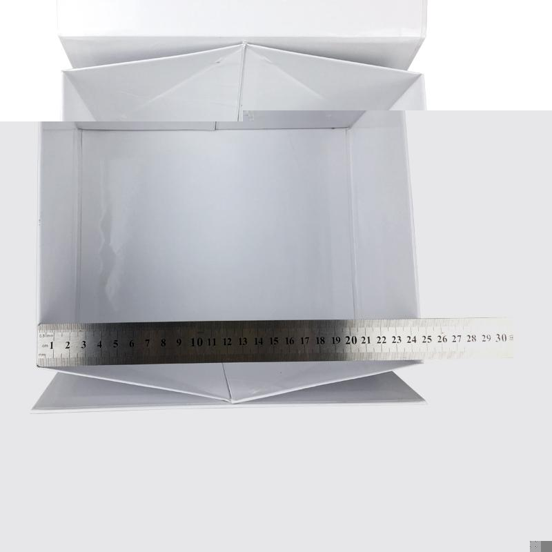 White Glossy Lamination Flat Cardboard Boxes
