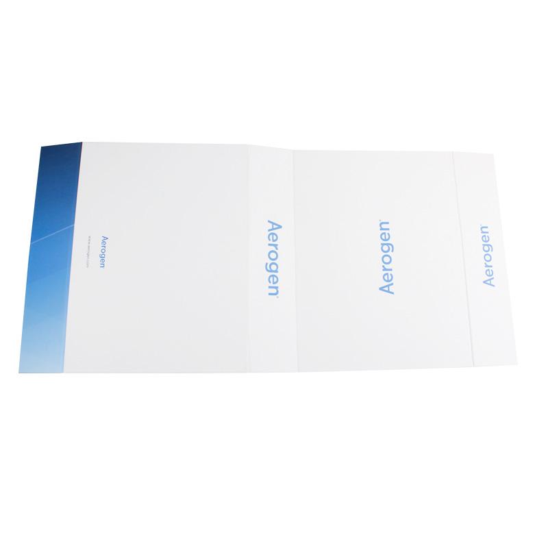 Blue and white Foldable Paper Box
