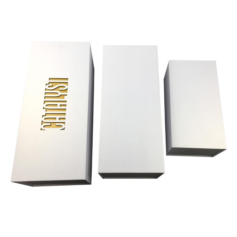 White Foldable Boxes With Lids