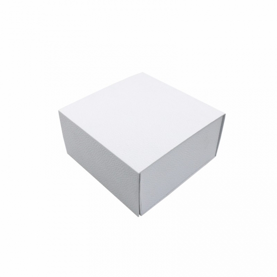 Custom white folding large flat pack cardboard box with lids