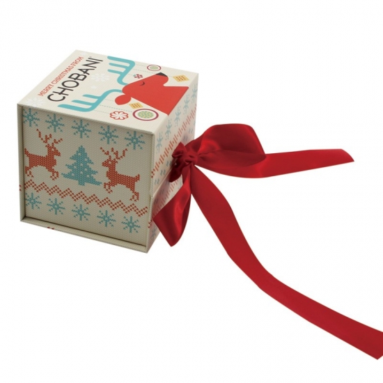 small magnetic flat pack christmas gift boxes with ribbon