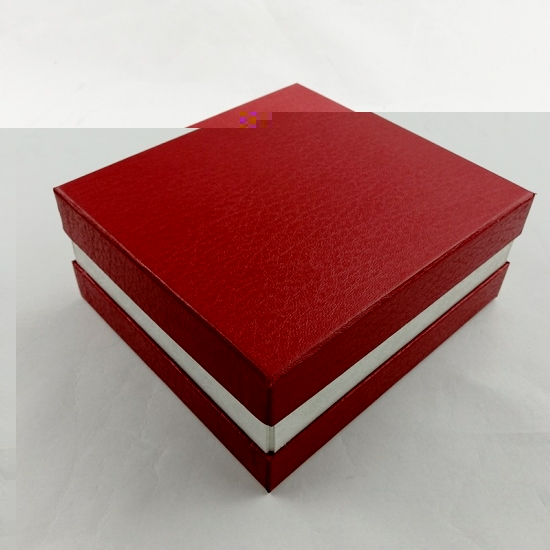 Huge square red gift box attached satin fabric with lids