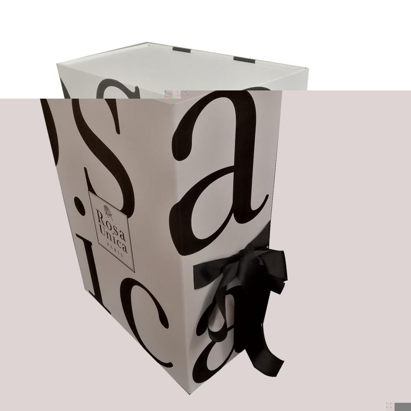 Large White Gift Box With Ribbon